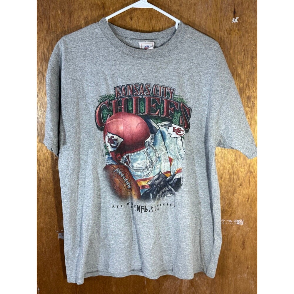 Vintage Kansas City Chiefs‎ AFC West Division NFL Football Shirt XL
